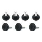 50 PCS Adjustable Foot Pad Furniture Screw Support Stub, M8x18 - Image 2