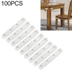 100 PCS Stainless Steel Connection Code Straight Connecting Piece, Number: 7