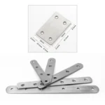 40 PCS Stainless Steel Connection Code Straight Connecting Piece, Number: 12 - Image 3