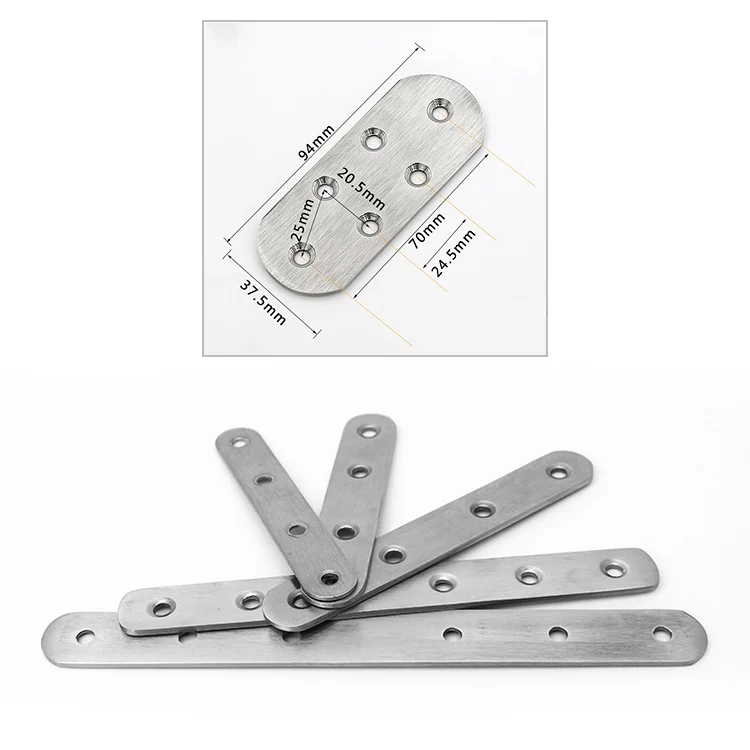 OG7177_2.webp 10 PCS Stainless Steel Connection Code Straight Connecting Piece, Number: 18 - Image 3