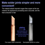 10 PCS 900M-T-0.8D Small D Type Lead-free Electric Welding Soldering Iron Tips - Image 3