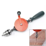 Powerful Manual Drill Steel Precision Casting DIY Woodworking Drill Universal Hand Drill Teaching Supplies Tools