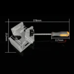 Aluminum Single Handle 90 Degree Right Angle Clamp Angle Clamp Woodworking Frame Clip Right Angle Folder Tool - Image 4