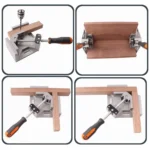 Aluminum Single Handle 90 Degree Right Angle Clamp Angle Clamp Woodworking Frame Clip Right Angle Folder Tool - Image 9