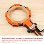 4 Meters of Pure Material Nylon Bandage Clip Multi-function Clip Clip Type Binding Multilateral Angle Woodworking Tool Clamp - Image 7