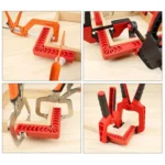 4 Inch Plastic 90 Degree Woodworking Auxiliary Positioner Square Ruler Fixing Tool - Image 7