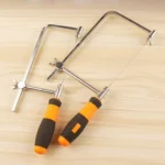 U Shape Hacksaw with Blades for Metal / Wood / Plastic Tube / Wire DIY Hand Tool Portable Woodworking Saw, Width: 105mm - Image 4