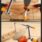 U Shape Hacksaw with Blades for Metal / Wood / Plastic Tube / Wire DIY Hand Tool Portable Woodworking Saw, Width: 105mm - Image 7