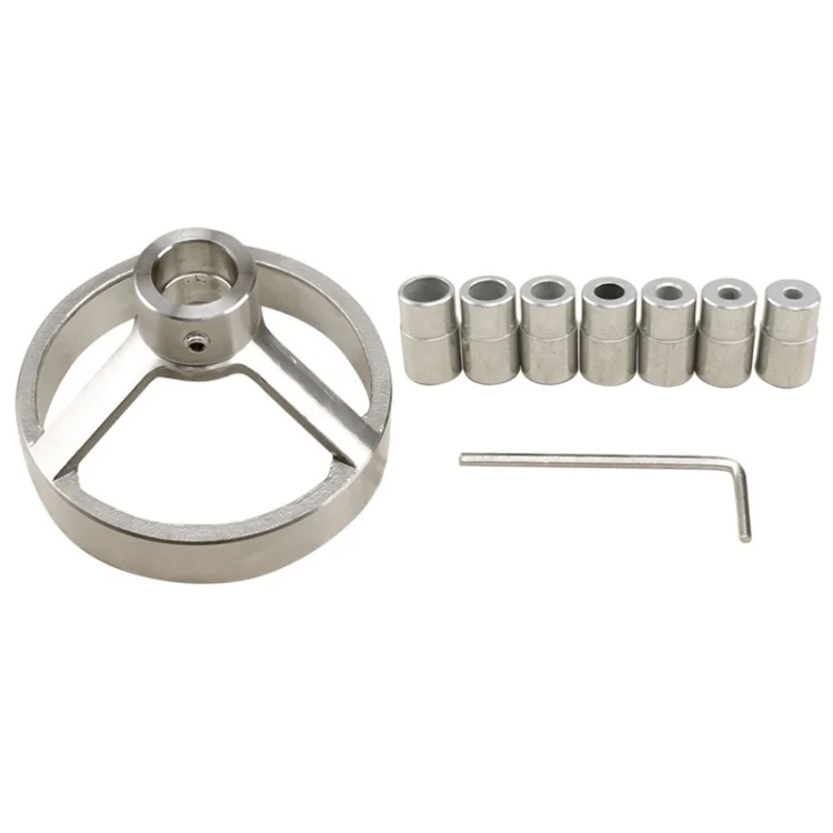 9 in 1 Drill Guide Vertical Pocket Hole Jig 5/6/7/8/9/10/12mm Drill Bit Hole Locator Stainless Steel Woodworking Jig Kit