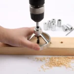 9 in 1 Drill Guide Vertical Pocket Hole Jig 5/6/7/8/9/10/12mm Drill Bit Hole Locator Stainless Steel Woodworking Jig Kit - Image 5