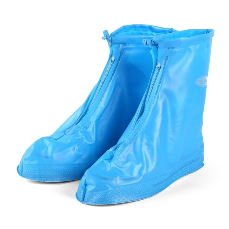 Fashion Children PVC Non-slip Waterproof Thick-soled Shoe Cover Size: L
