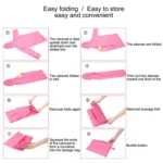 Fashion Adult Lightweight EVA Transparent Frosted Raincoat Big Hat With Pocket Size: XL - Image 4