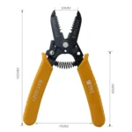 BEST-5021 0.6 ~ 2.6mm Portable Crimper Cable Stripping Wire Stripping Pliers - Image 3