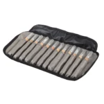 WLXY 12 PCS / Set Wood Carving Chisels Knife Basic Woodcut Working Handmade Rubber Stamps Hand Tools - Image 5