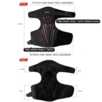 MOTOLSG 2 in 1 Knee Pads Motorcycle Bicycle Riding Warm Fleece Soft Protective Gear with CE Protector - Image 3