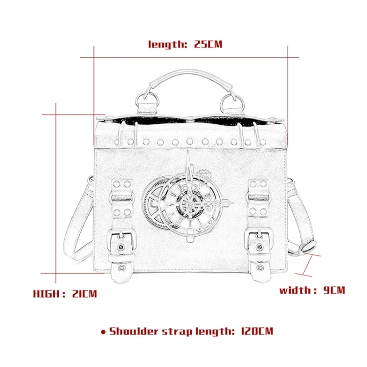 OG9100_7.webp BG028 Ladies Shoulder Bag Crossbody Bag, Size: 25 x 21 x 9cm, Shoulder Strap Length: 120cm - Image 8
