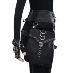 FBG003BK Ladies PU Leather Waist Bag, Size: 23 x 19.5cm, Strap Length: 130cm - Image 4