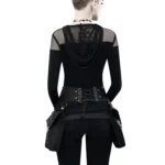 FBG003BK Ladies PU Leather Waist Bag, Size: 23 x 19.5cm, Strap Length: 130cm - Image 5