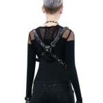 FHG082BK Ladies Multifunctional One-shoulder Crossbody Bag Waist Bag - Image 7