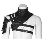 FHG303BK Leather Armor Shape One-shoulder Bag for Ladies - Image 2