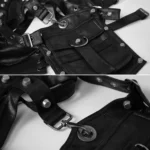 FHG303BK Leather Armor Shape One-shoulder Bag for Ladies - Image 5