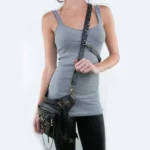 HG061 One-shoulder Bag Cross-body Bag Mobile Phone Waist Bag for Ladies, Size: About 27 x 18cm - Image 6