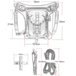 HG062 Star Decoration One-shoulder Bag Cross-body Bag Waist Bag for Ladies, Size: 34 x 30cm - Image 5