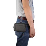 Sports Denim Universal Phone Bag Waist Bag for 6.4~6.5 inch Smartphones, Size: XL - Image 9