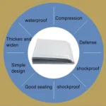 50pcs Self Seal Kraft Bubble Mailer Envelopes, Size: 14cm x 16cm, Custom Printing and Size are welcome - Image 6