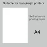 100pcs / Pack A4 Self-adhesive Printer Paper - Image 3