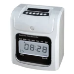 LCD Screen Electronic Time Clock Paper Card English Attendance Machine Punch Machine, Support Music Bell