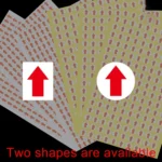 20 PCS Rectangle Shape Self-adhesive Arrow Rework Sticker Rework Label - Image 4