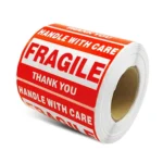 500 PCS Self-adhesive Outer Box English Warning Sticker Fragile Label, Size: 76x51mm - Image 3