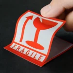 1000 PCS Self-adhesive English Warning Sticker Fragile Label, Size: 5.5x5.5cm - Image 2