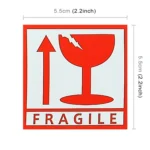 1000 PCS Self-adhesive English Warning Sticker Fragile Label, Size: 5.5x5.5cm - Image 3