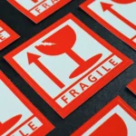 1000 PCS Self-adhesive English Warning Sticker Fragile Label, Size: 5.5x5.5cm - Image 5