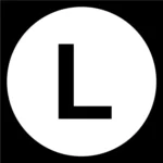 1000 PCS Round Shape Size Sticker Clothes Size Label, Size: L - Image 2