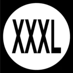 1000 PCS Round Shape Size Sticker Clothes Size Label, Size: XXXL - Image 2