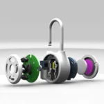 Intelligent Bluetooth Key Password Padlock Remote Unlocking for iOS / Android - Image 4