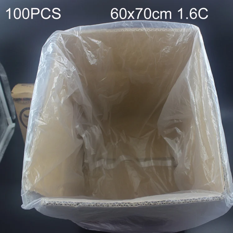 100 PCS 1.6C Dust-proof Moisture-proof Plastic PE Packaging Bag, Size: 60cm x 70cm