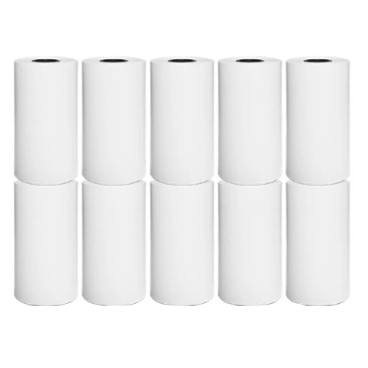 10pcs Thermal Label Printer Paper Sticker, Size: 57 x 25 mm