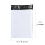 100 PCS Mailing Bag for Packing, Size: 130mm x 190mm+40mm - Image 3