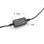 Car Motorcycle Single USB Car Charger DC 12V To 5V 3A Power Adapter for Car GPS Tracker DVR, Length: 1m - Image 6