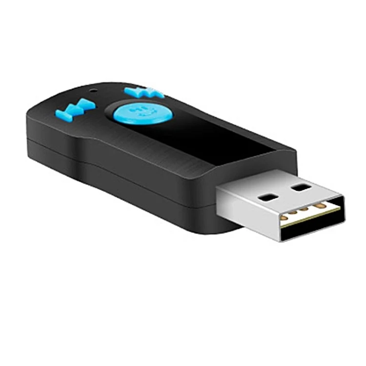 PC1780_1.webp BC07 Mini Brushed Texture USB Bluetooth Receiver MP3 Player SD/TF Card Reader with Microphone & Audio Cable, Support Handsfree & AUX Output & 32GB Micro SD / TF Card & Two-sided USB Port Connecting - Image 2
