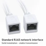 RJ45 POE Injector and Splitter Cable with 2.1x 5.5mm Male DC Jack - Image 3