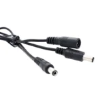 DC Male To DC Male + DC Female Power Connection Cable, Length: 0.3m - Image 2