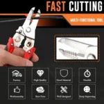 Multi-functional Wire Splitting Pliers Electrician Manual Tool - Image 3