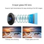 4 inch HD WIFI Dual Lens 1080P Waterproof Motorcycle Driving Recorder - Image 5