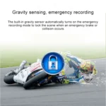 4 inch HD WIFI Dual Lens 1080P Waterproof Motorcycle Driving Recorder - Image 7