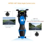4 inch HD WIFI Dual Lens 1080P Waterproof Motorcycle Driving Recorder - Image 9